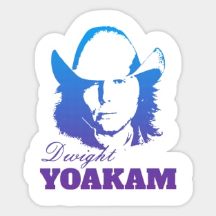 Dwight Yoakam // Vintage Style Design Sticker